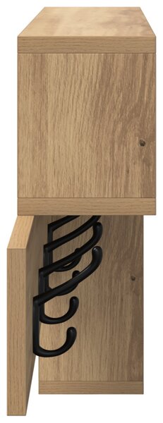 Fali Kabáthorog Artisan tölgy 100 x 12 x 43,5 cm Faanyag