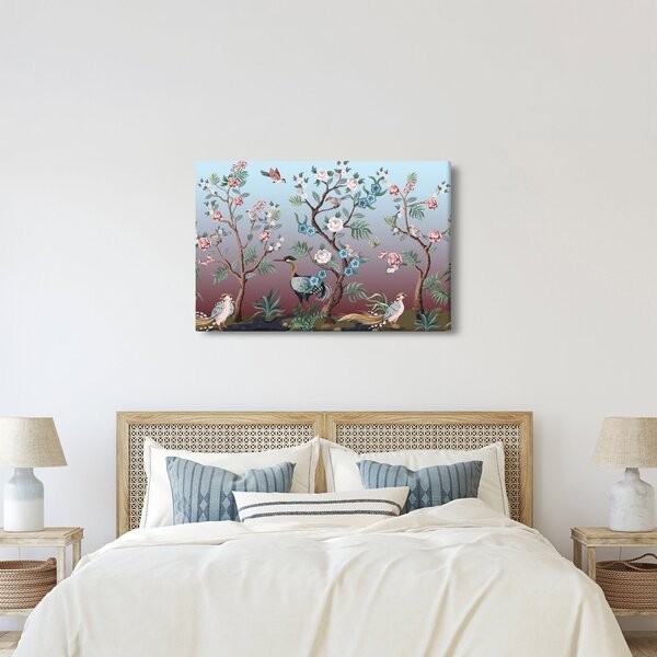 Kép - madár park (90x60 cm)
