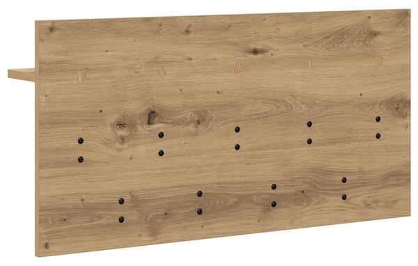 Fali Kabáthorog polcokkal Artisan tölgy 80 x 40 x 12 cm Faanyag