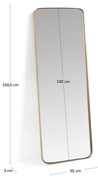 Fali tükör 55x150,5 cm Marco – Kave Home