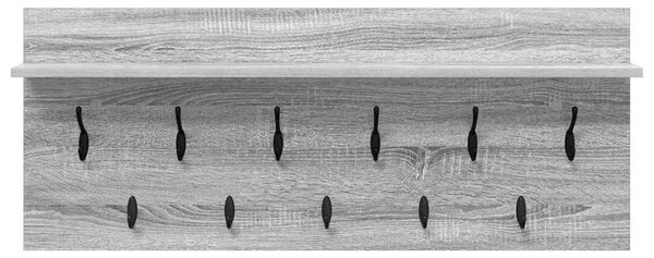 Fali Kabáthorog Szürke Sonoma 100 x 40 x 12 cm Faanyag
