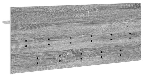 Fali Kabáthorog Szürke Sonoma 100 x 40 x 12 cm Faanyag