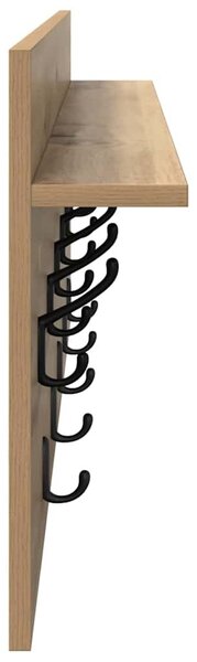 Fali Kabáthorog Artisan tölgy 100 x 40 x 12 cm Faanyag
