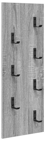 Fali Kabáthorog Szürke sonoma 30 x 1.5 x 80 cm Faanyag