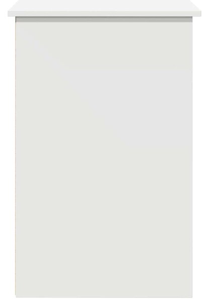Fehér szerelt fa íróasztal 102 x 50 x 75 cm