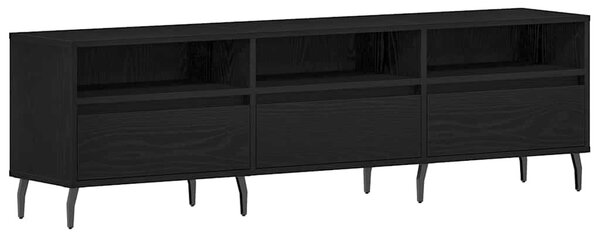 TV szekrény Fekete tölgy 150 x 30 x 44,5 cm Faanyag