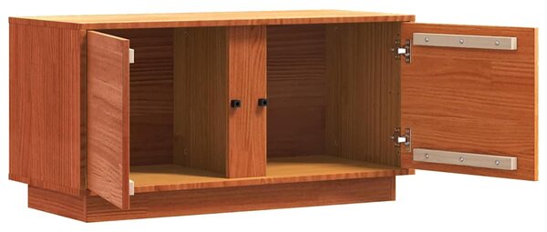 TV szekrény Faggyú barna 80 x 35 x 40,5 cm Tömör fenyőfa