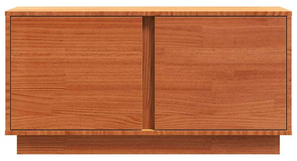TV szekrény Faggyú barna 80 x 35 x 40,5 cm Tömör fenyőfa