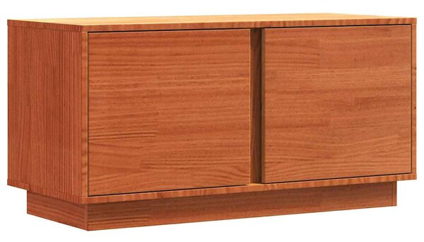 TV szekrény Faggyú barna 80 x 35 x 40,5 cm Tömör fenyőfa