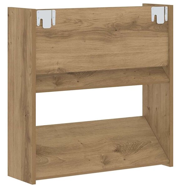 Fali cipőtartó 2 pcs Artisan tölgy 60 x 18 x 60 cm Faanyag