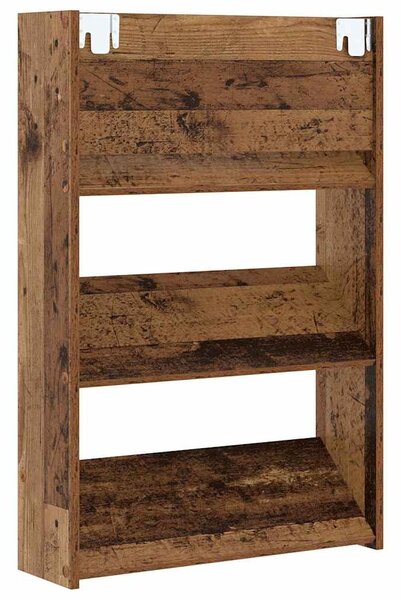 Cipőszekrény polcokkal Öreg fa 60 x 18 x 90 cm Faanyag