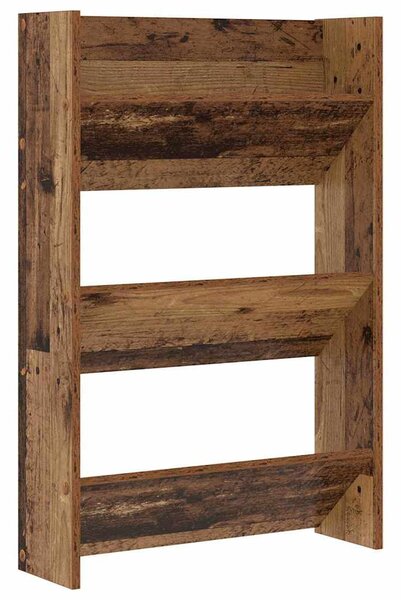 Cipőszekrény polcokkal Öreg fa 60 x 18 x 90 cm Faanyag