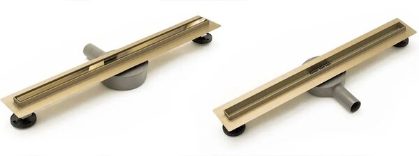 Rea Neo Slim Mirror Pro zuhanylefolyó, 50 cm, matt arany, REA-G5692