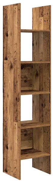 Könyvespolc Régi fa 40 x 35 x 180 cm Faanyag