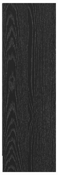 Könyvespolc Musta tammi 80 x 24 x 76 cm Faanyag