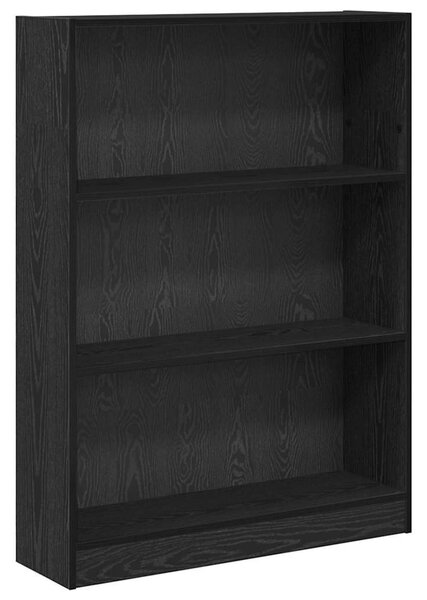 Könyvespolc Musta tammi 80 x 24 x 109 cm Faanyag