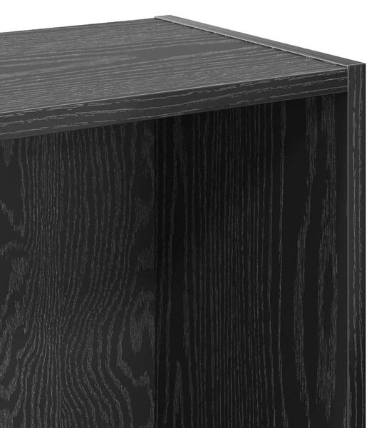 Könyvespolc Musta tammi 80 x 24 x 76 cm Faanyag