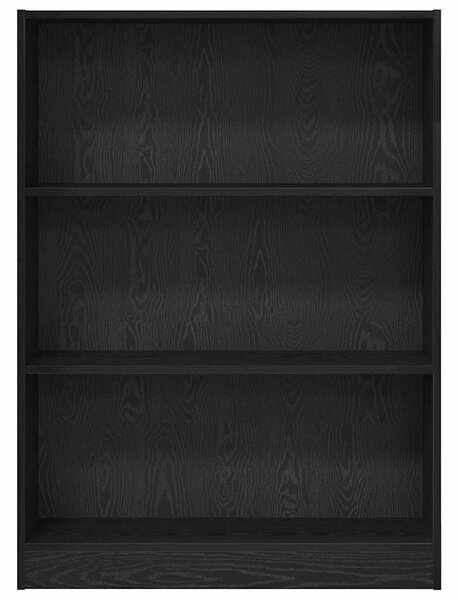 Könyvespolc Musta tammi 80 x 24 x 109 cm Faanyag