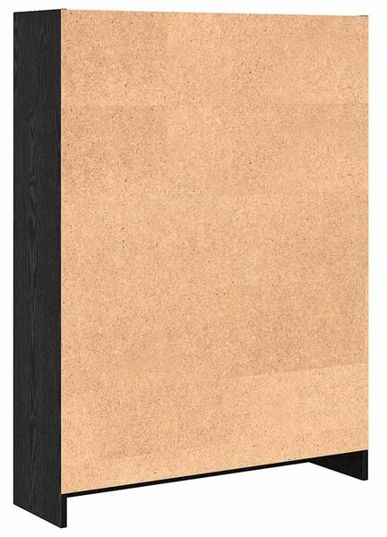 Könyvespolc Musta tammi 80 x 24 x 109 cm Faanyag