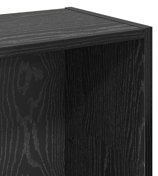 Könyvespolc Musta tammi 80 x 24 x 109 cm Faanyag