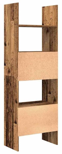 Könyvespolc Régi fa 60 x 35 x 180 cm Faanyag
