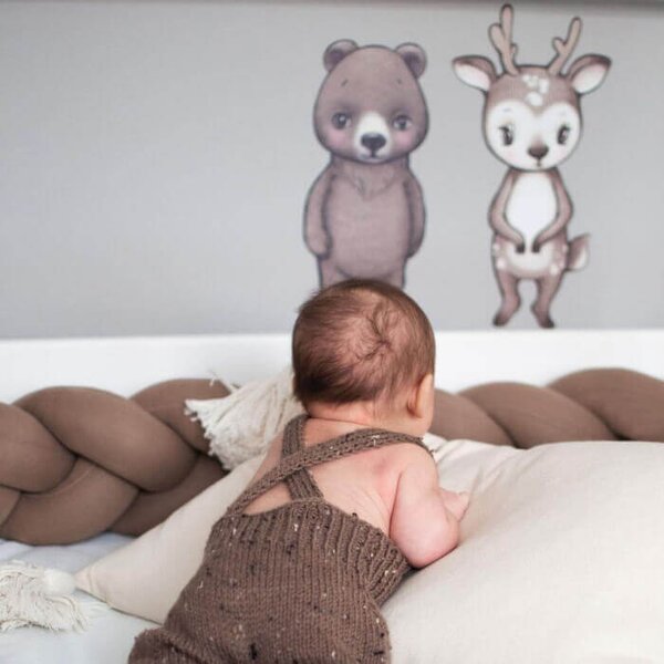 INSPIO - átragasztható textil matrica - INSPIO skandináv stílusú állatkák