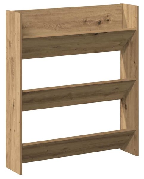 Cipőszekrény 2 pcs Artisan tölgy 85 x 18 x 90 cm Faanyag