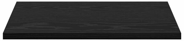 Polcos könyvespolc 4 pcs Fekete 40 x 30 x 1.5 cm Faanyag