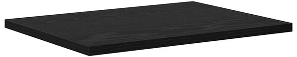 Polcos könyvespolc 4 pcs Fekete 40 x 30 x 1.5 cm Faanyag