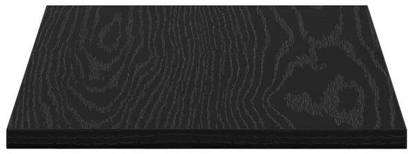 Polcos könyvespolc 4 pcs Fekete 40 x 30 x 1.5 cm Faanyag