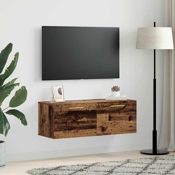 Fali Szekrény 100 x 36.5 x 35 cm Szerelt Fa Régi fa