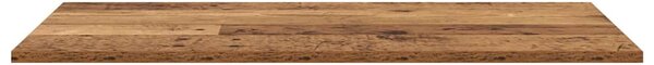 Polcos könyvespolc 4 pcs Barna 80 x 40 x 1.5 cm Faanyag