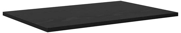 Polcos könyvespolc 4 pcs Fekete 60 x 40 x 1.5 cm Faanyag