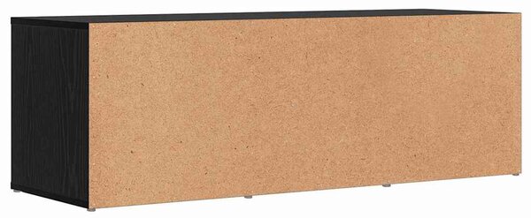 Cipő tárolópad polcokkal Musta tammi 102 x 35 x 35 cm Faanyag