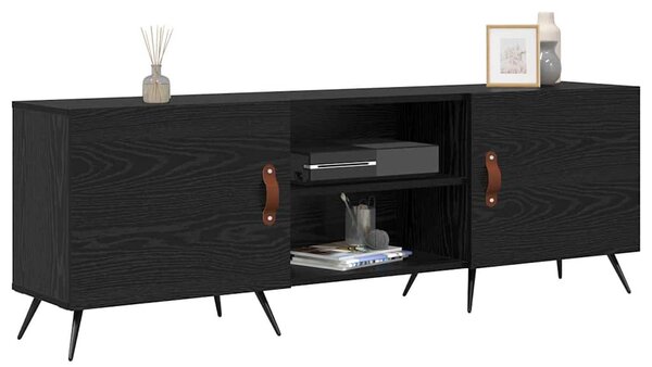 TV szekrény Musta tammi 150 x 30 x 50 cm Faanyag