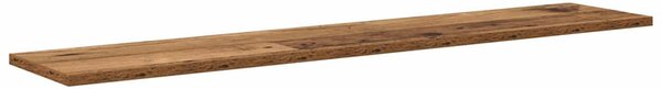 Polcos könyvespolc 4 pcs Barna 100 x 20 x 1,5 cm Faanyag