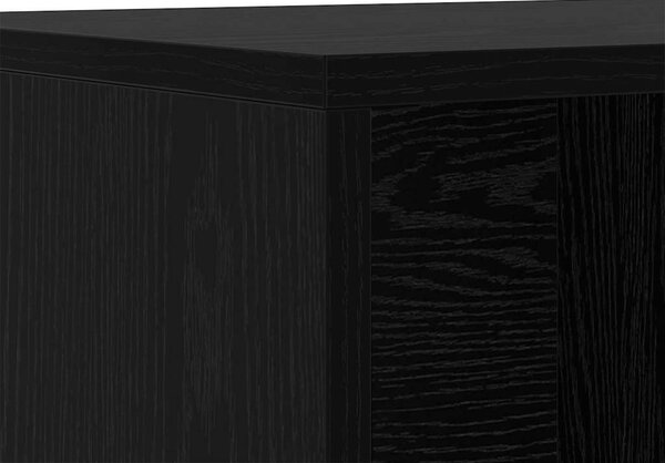 Cipő tárolópad polcokkal Musta tammi 102 x 35 x 35 cm Faanyag