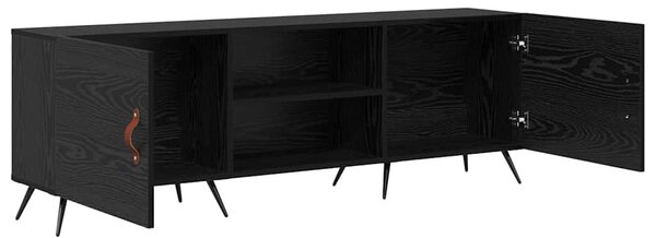 TV szekrény Musta tammi 150 x 30 x 50 cm Faanyag