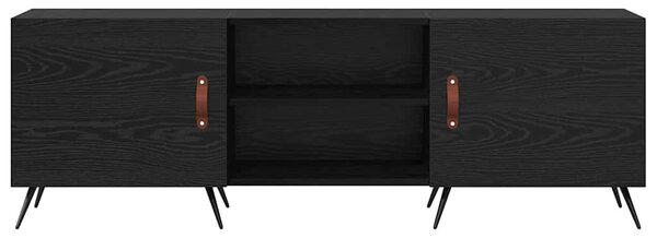 TV szekrény Musta tammi 150 x 30 x 50 cm Faanyag