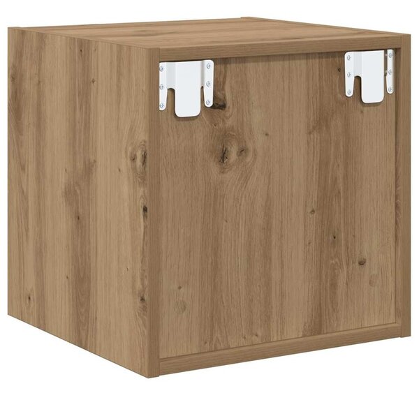 Fali Szekrény 2 pcs kézműves tölgy 37 x 37 x 37 cm Faanyag