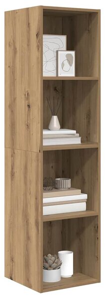 Fali TV szekrény kézműves tölgy 37 x 37 x 142.5 cm Faanyag