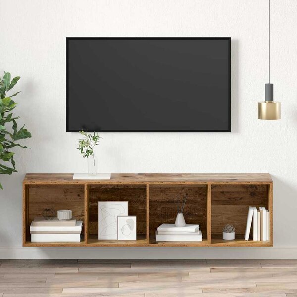 TV szekrény garnitúra 37 x 37 x 142,5 cm Öreg fa Szerelt Fa