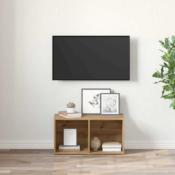 TV szekrény garnitúra 72 x 35 x 37 cm Barna Szerelt Fa