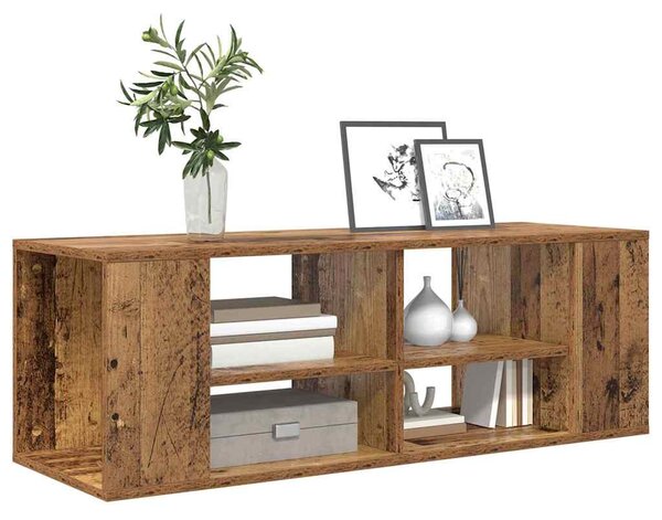 Fali TV szekrény Régi fa 102 x 35 x 35 cm Faanyag