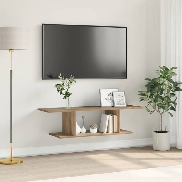 TV szekrény garnitúra 102 x 35 x 35 cm Artisan tölgy Szerelt Fa