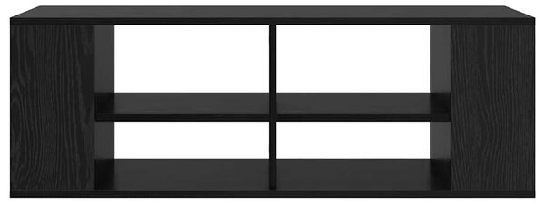 Fali TV szekrény Musta tammi 102 x 35 x 35 cm Faanyag