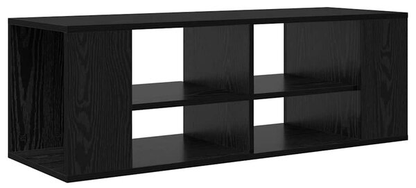 Fali TV szekrény Musta tammi 102 x 35 x 35 cm Faanyag