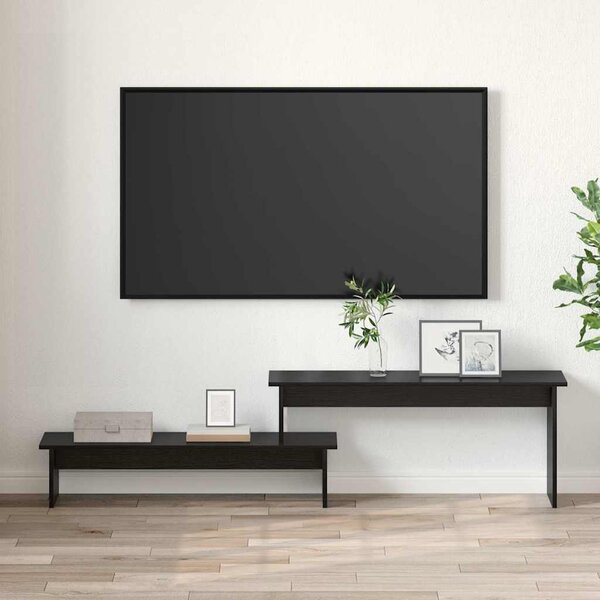 TV szekrény Musta tammi 180 x 30 x 43 cm Faanyag