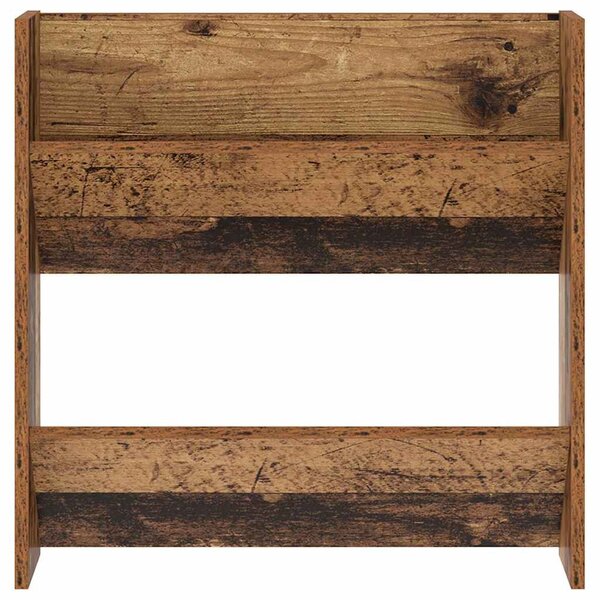 Cipőszekrény polcokkal 2 pcs Öreg fa 60 x 18 x 60 cm Faanyag