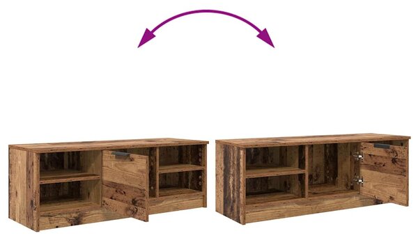 TV szekrény Öreg fa 102 x 35 x 36,5 cm Faanyag